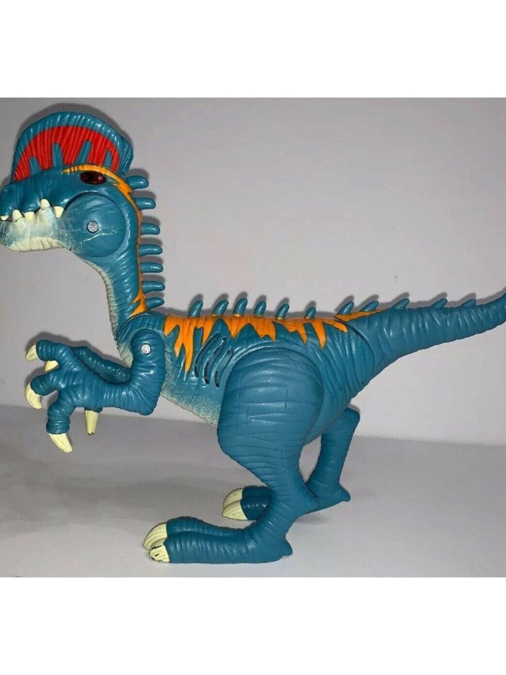 Playskool Heroes Jurassic World Dilophosaurus Figure Blue Sounds Lights Works